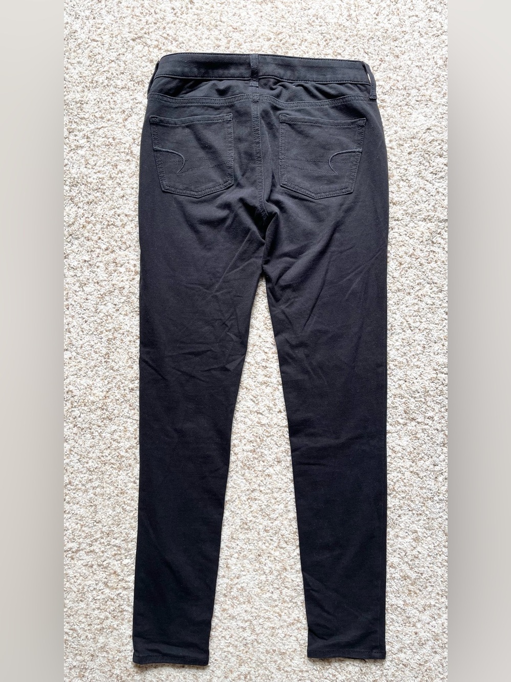 American Eagle Black Super Stretch Jeggings